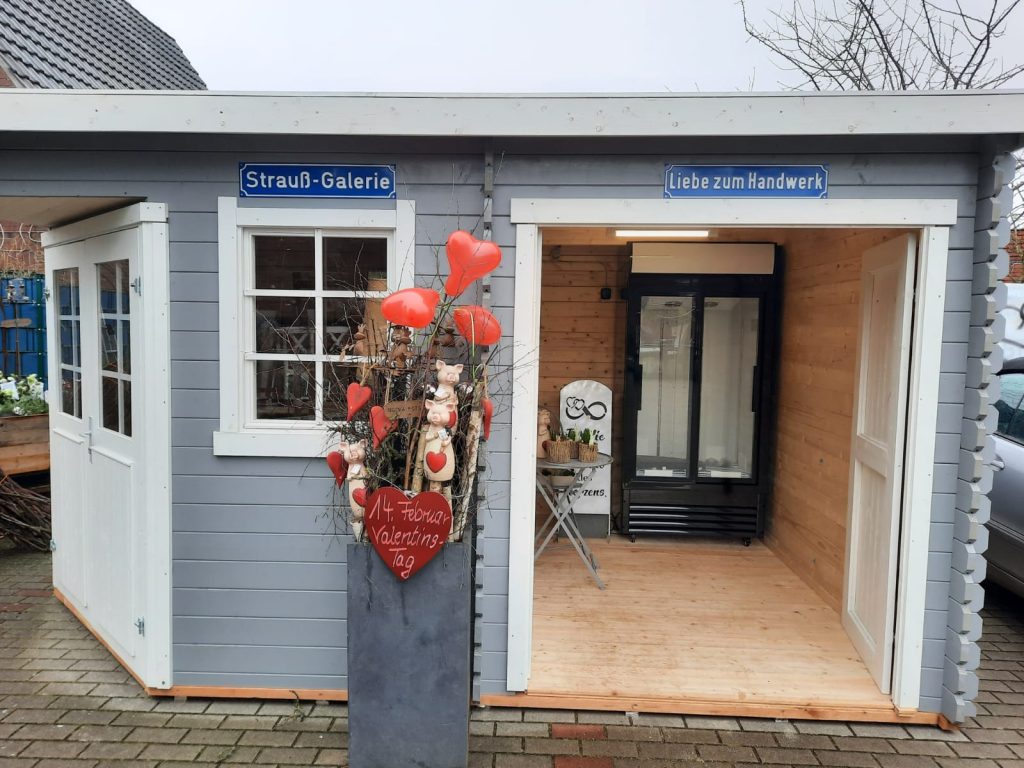 Das Blumenh&auml;uschen der Strau&szlig;galerie Lingen 24/7